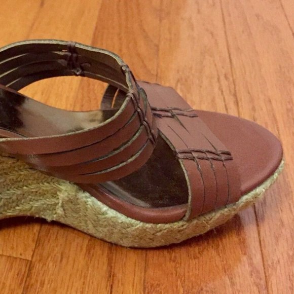 xappeal Shoes Xappeal Straw Espadrille Wedge Shoes 75 M 7 2 Poshmark